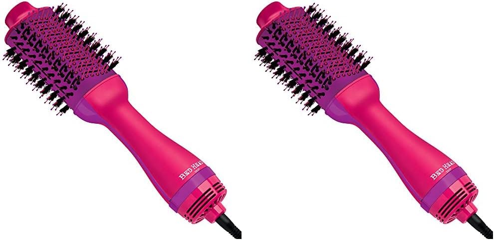 Bed Head One Step Volumizer and Hair Dryer | Dry, Straighten, Texture, Style in One Step (Pink)