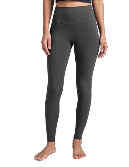 Colorfulkoala Dreamlux No Front Seam Leggings for Women 25"/28" Inseam, Seamless High Waisted Buttery Soft Yoga Pants