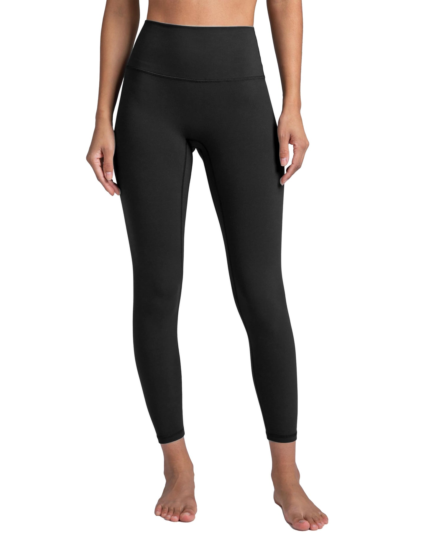 Colorfulkoala Dreamlux No Front Seam Leggings for Women 25"/28" Inseam, Seamless High Waisted Buttery Soft Yoga Pants