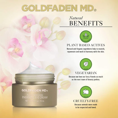 GOLDFADEN MD Plant Profusion Energetic Eye Cream, 0.5 Ounce