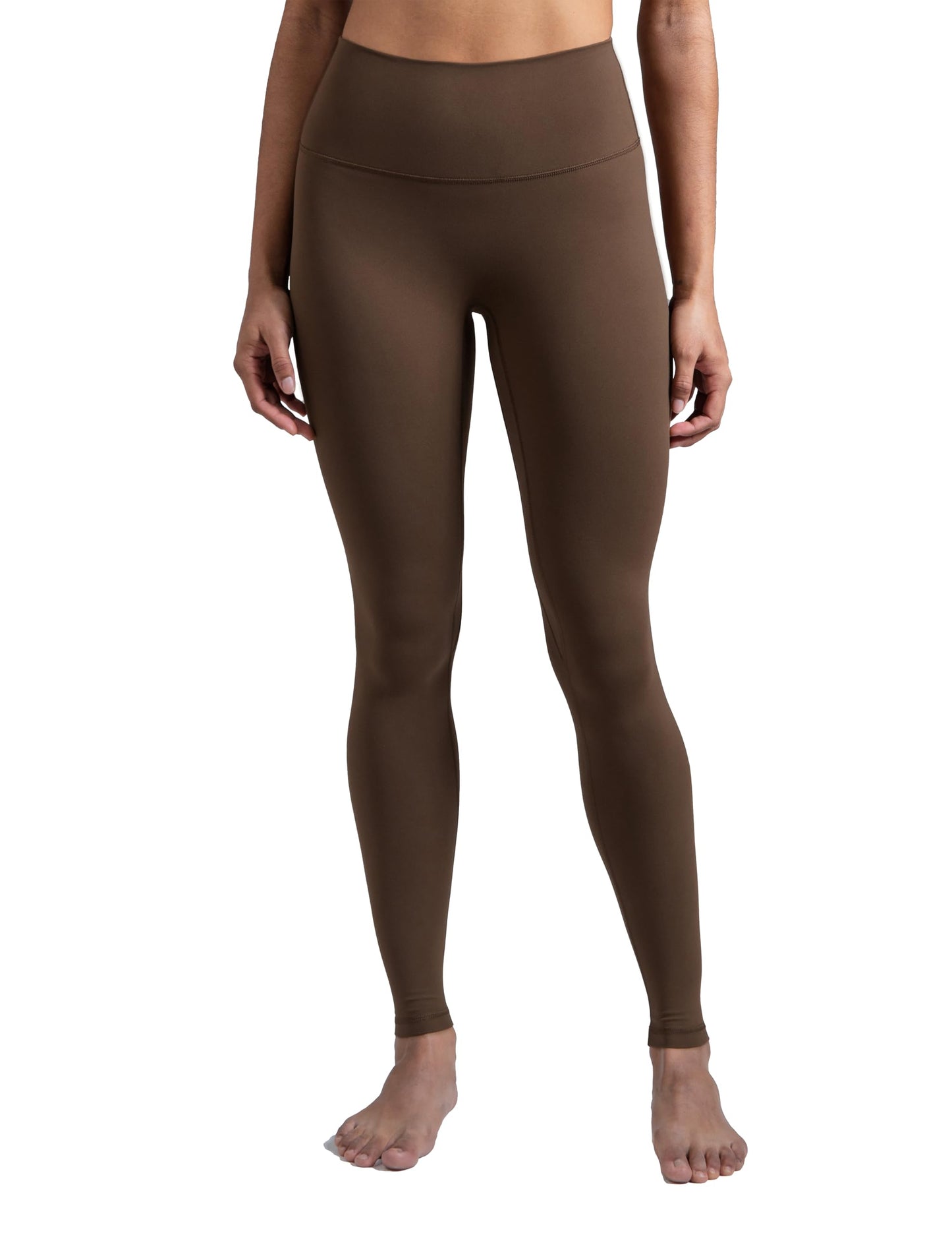 Colorfulkoala Dreamlux No Front Seam Leggings for Women 25"/28" Inseam, Seamless High Waisted Buttery Soft Yoga Pants