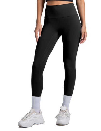 Colorfulkoala Dreamlux No Front Seam Leggings for Women 25"/28" Inseam, Seamless High Waisted Buttery Soft Yoga Pants