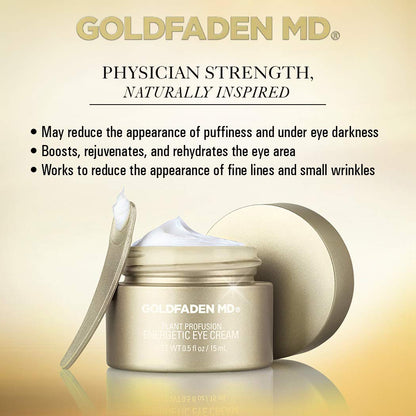 GOLDFADEN MD Plant Profusion Energetic Eye Cream, 0.5 Ounce