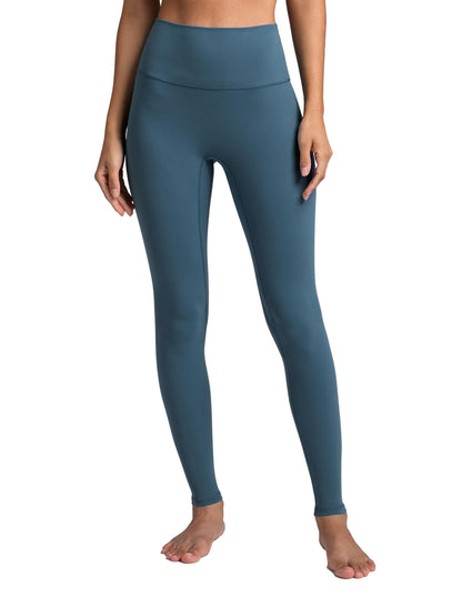 Colorfulkoala Dreamlux No Front Seam Leggings for Women 25"/28" Inseam, Seamless High Waisted Buttery Soft Yoga Pants