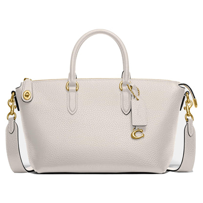 Coach Women's Soft Pebble Leather Cara Satchel