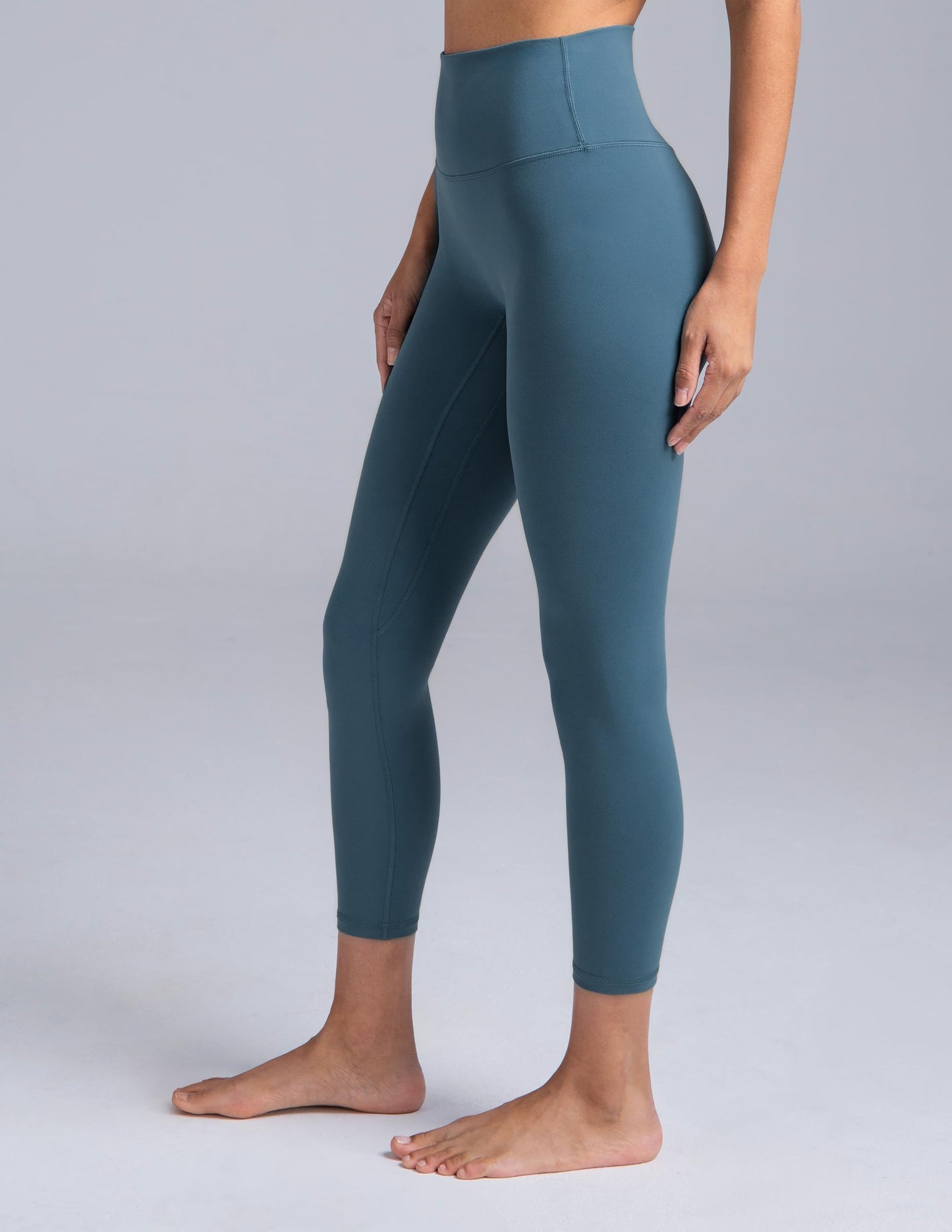 Colorfulkoala Dreamlux No Front Seam Leggings for Women 25"/28" Inseam, Seamless High Waisted Buttery Soft Yoga Pants