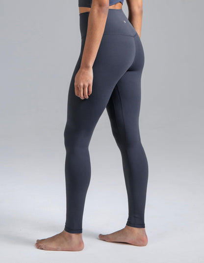 Colorfulkoala Dreamlux No Front Seam Leggings for Women 25"/28" Inseam, Seamless High Waisted Buttery Soft Yoga Pants