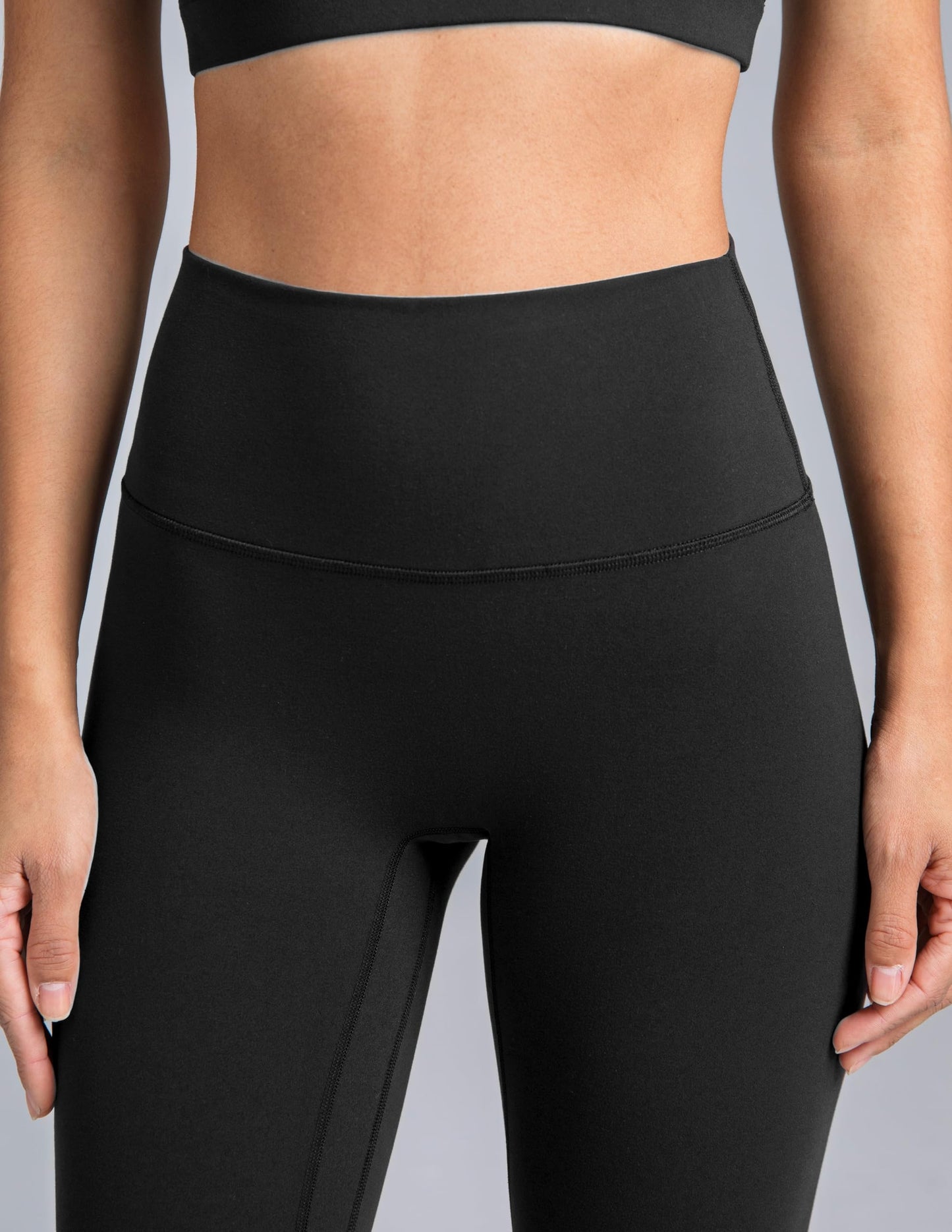 Colorfulkoala Dreamlux No Front Seam Leggings for Women 25"/28" Inseam, Seamless High Waisted Buttery Soft Yoga Pants